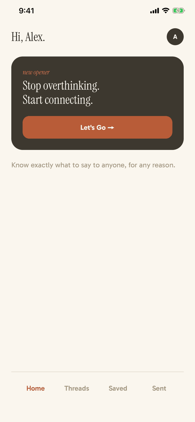 Home — after the redesign